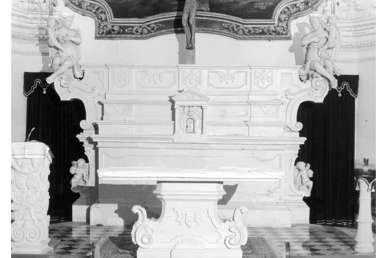 altare maggiore - ambito salentino (prima metà sec. XVIII)