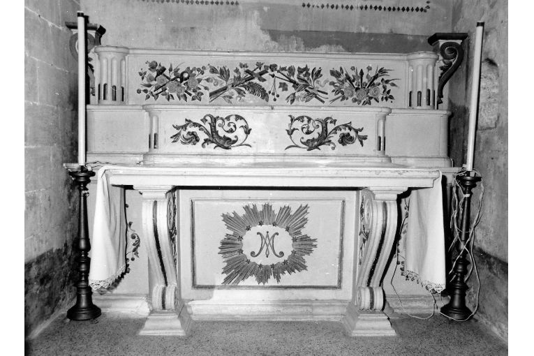 altare - ambito salentino (ultimo quarto sec. XVIII)