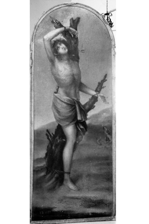 martirio di San Sebastiano (dipinto, opera isolata) - ambito Italia meridionale (sec. XIX)