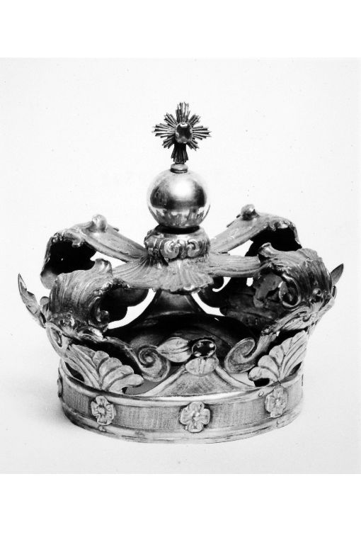 corona da statua - manifattura napoletana (seconda metà sec. XVIII)