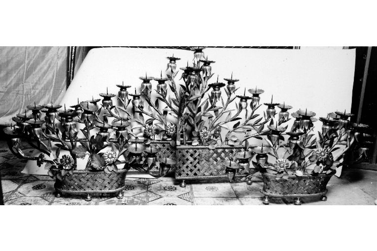 candelabro - manifattura napoletana (seconda metà sec. XVIII)