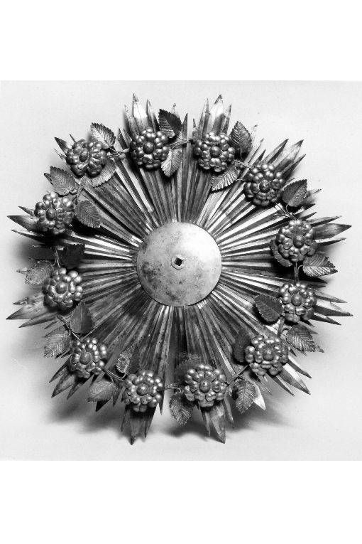 aureola di statua - manifattura napoletana (seconda metà sec. XVIII)