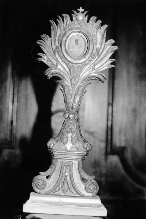 reliquiario - manifattura napoletana (seconda metà sec. XVIII)