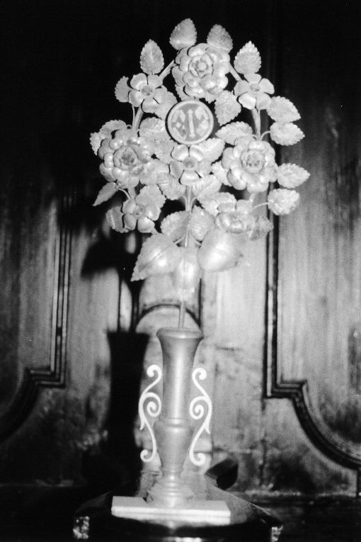 reliquiario fitomorfo, coppia - manifattura napoletana (prima metà sec. XIX)