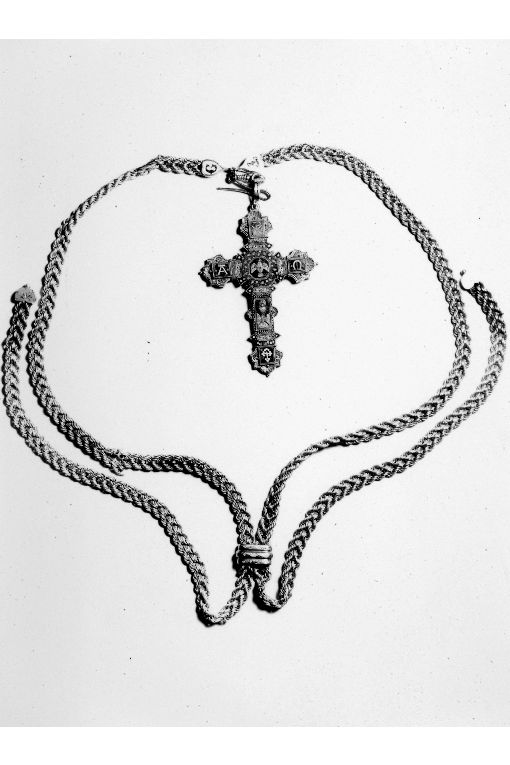 encolpio cruciforme - ambito Italia meridionale (sec. XVII)