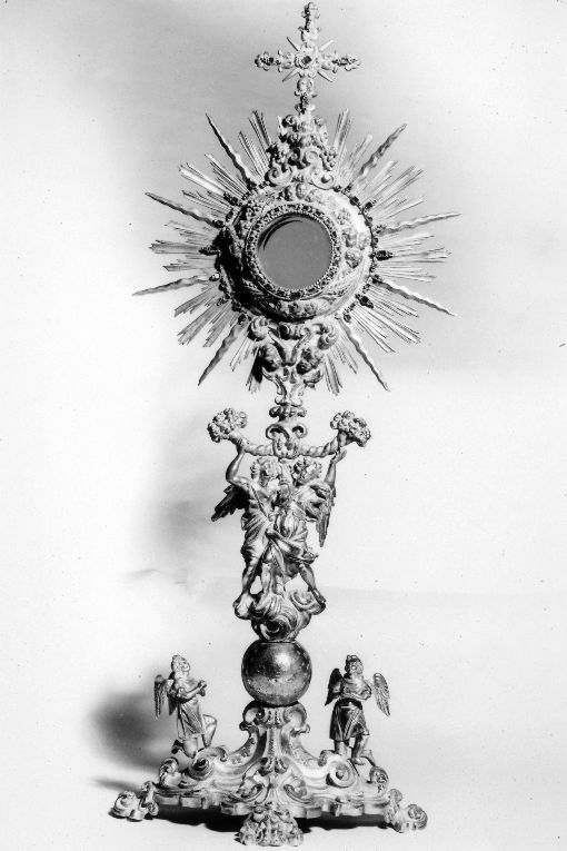 ostensorio - manifattura napoletana (seconda metà sec. XVIII)