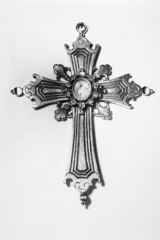 encolpio cruciforme - manifattura leccese (prima metà sec. XIX)