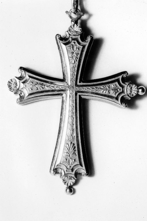 encolpio cruciforme - manifattura leccese (prima metà sec. XIX)