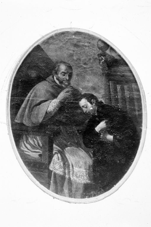 confessione di san Luigi Gonzaga (dipinto) - ambito salentino (sec. XVIII)