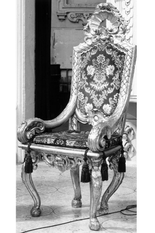 poltrona - produzione Italia meridionale (sec. XIX)