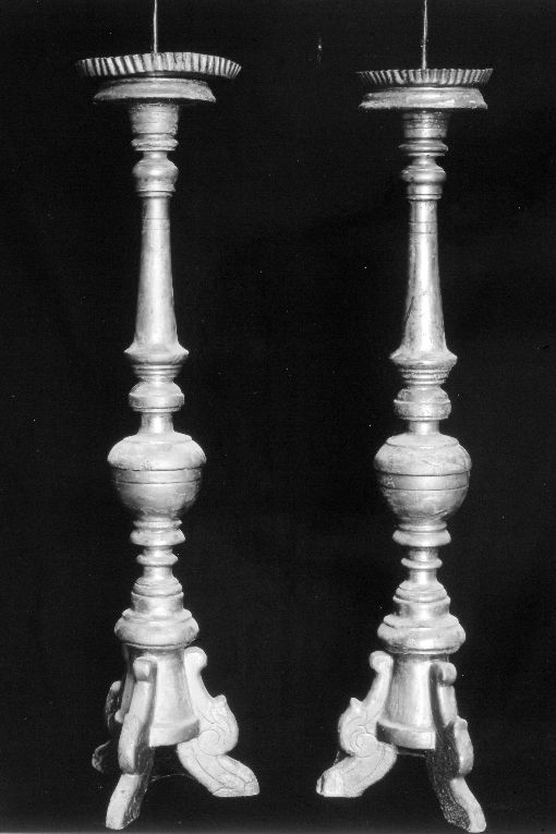 candeliere, serie - produzione Italia meridionale (sec. XVIII)