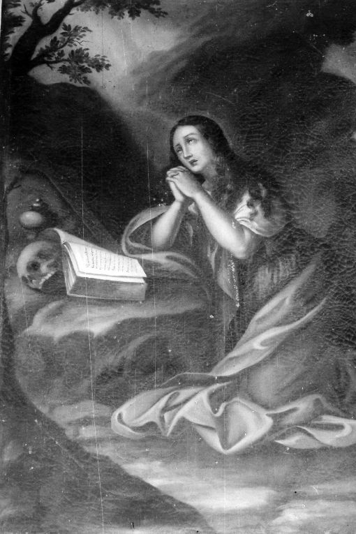 Santa Maria Maddalena penitente (dipinto) di Grassi Giovanni jr (sec. XIX)