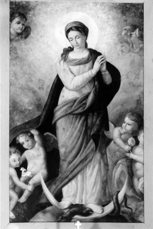 Madonna Immacolata (dipinto) - ambito Italia meridionale (?) (sec. XIX)