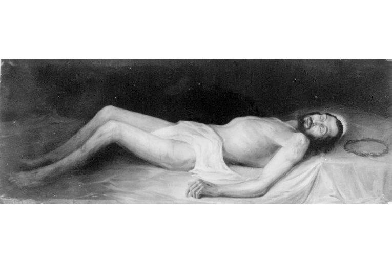 Cristo morto (dipinto) di Palumbo Mario (sec. XX)