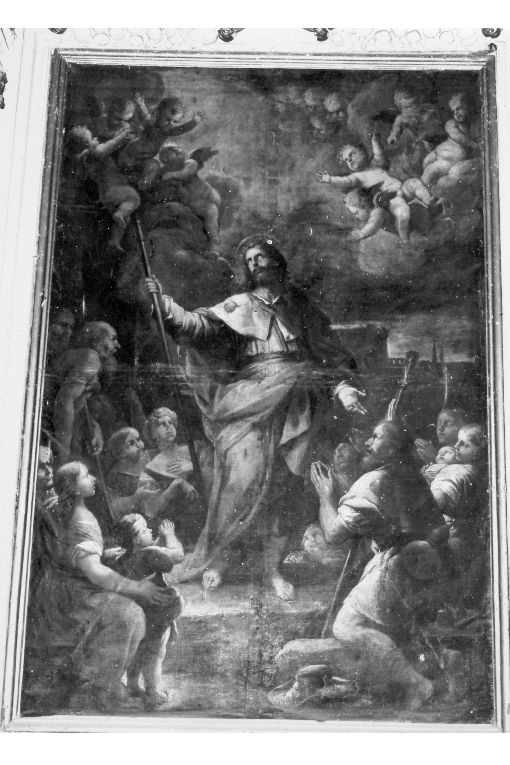 predica di San Giacomo il Maggiore (dipinto) - ambito salentino (ultimo quarto sec. XVII)