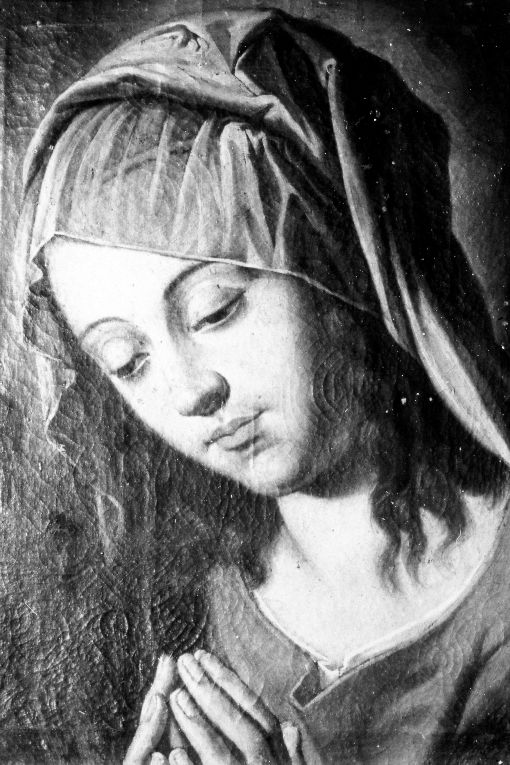 vergine orante (dipinto) - ambito salentino (sec. XVIII)
