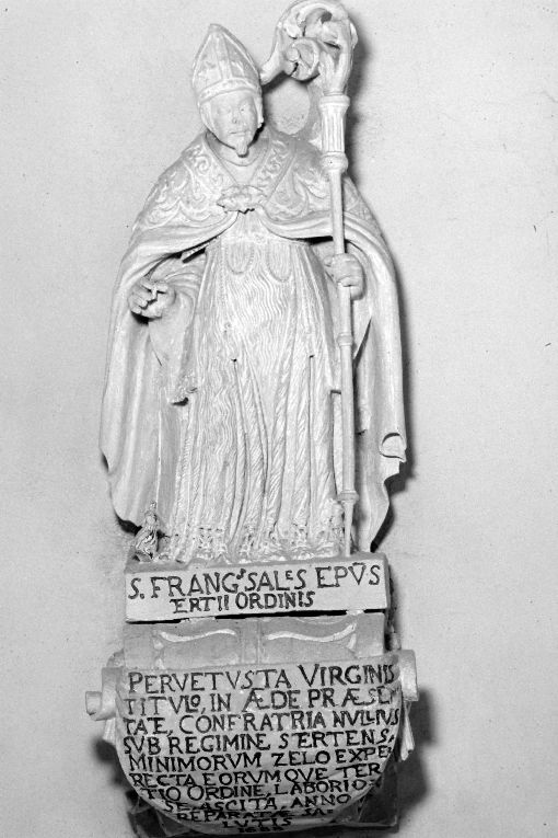 San Francesco di Sales (statua) - ambito salentino (sec. XVII)