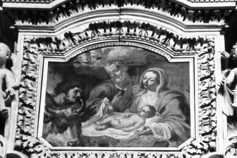 adorazione dei pastori (dipinto) di Elmo Serafino (attribuito) (sec. XVIII)