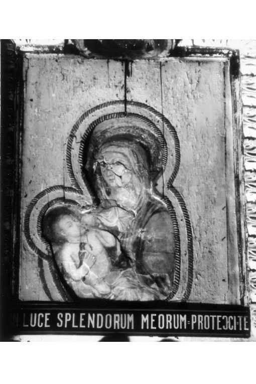 Madonna con Bambino (dipinto) - ambito Italia meridionale (sec. XV)