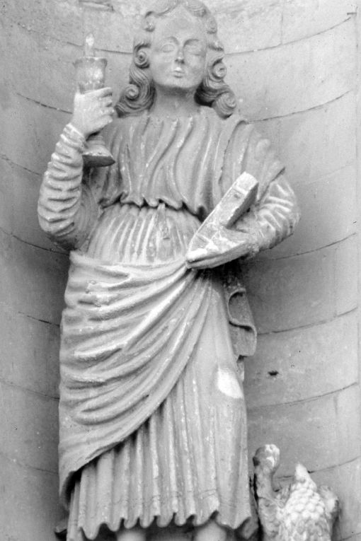 San Giovanni evangelista (statua) - ambito salentino (primo quarto sec. XVII)