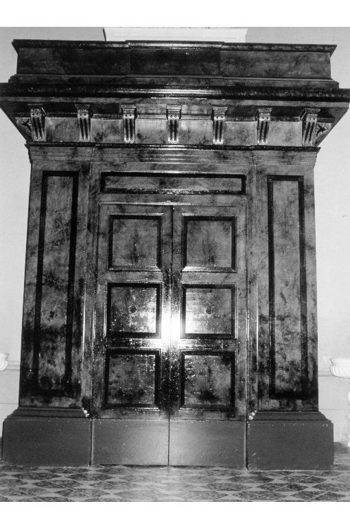 bussola d'ingresso - ambito salentino (fine/inizio secc. XVIII/ XIX)