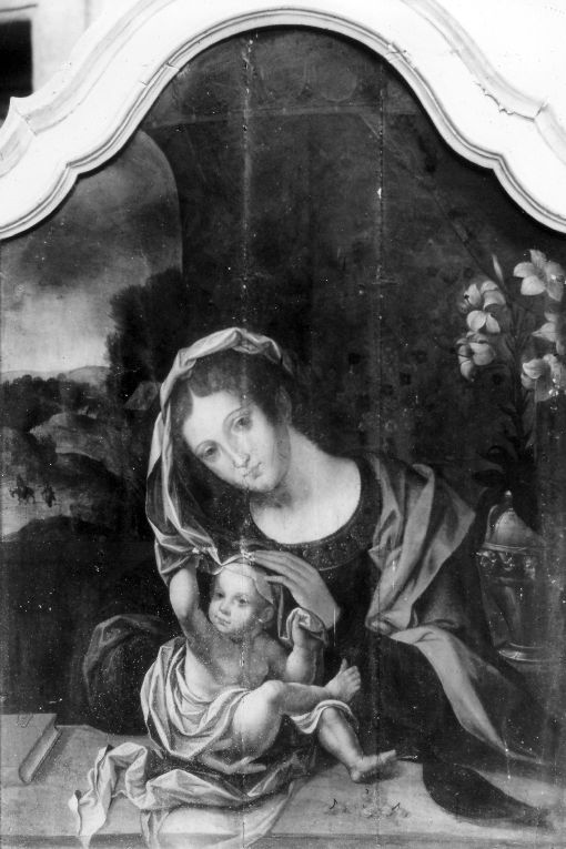 Madonna con Bambino (dipinto) - ambito pugliese (sec. XVIII)