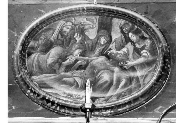 stazione XIII: Gesù deposto dalla croce (dipinto) - ambito salentino (seconda metà sec. XVIII)