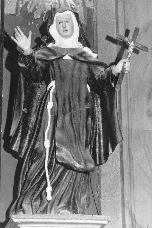 Santa Chiara (statua) - bottega napoletana (inizio sec. XVIII)