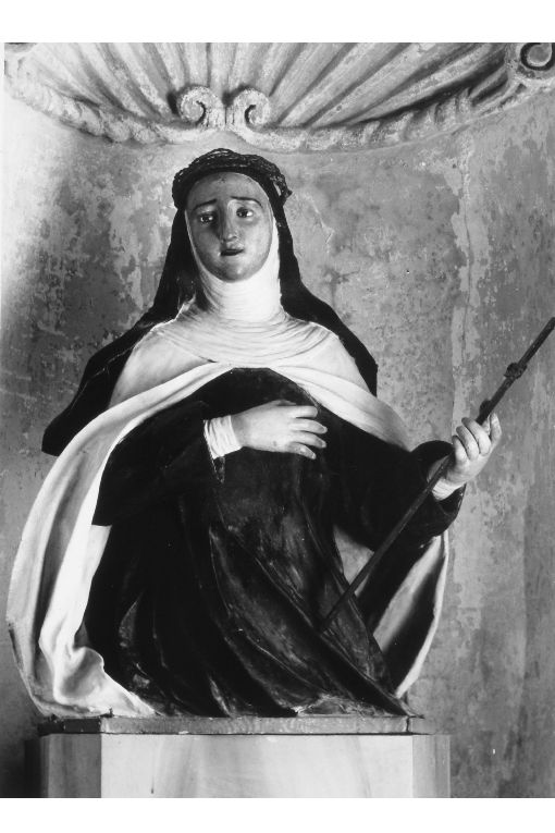 Sant'Agnese (statua, opera isolata) - ambito salentino (seconda metà sec. XVII)