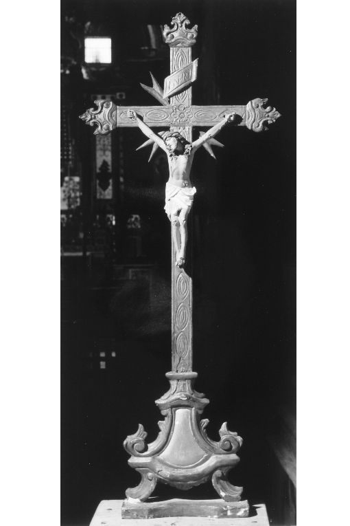 croce d'altare, opera isolata - ambito salentino (fine sec. XVII)