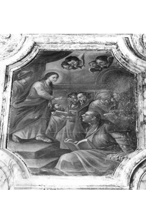 disputa di Gesù con i dottori nel tempio (dipinto) - ambito salentino (seconda metà sec. XVIII)