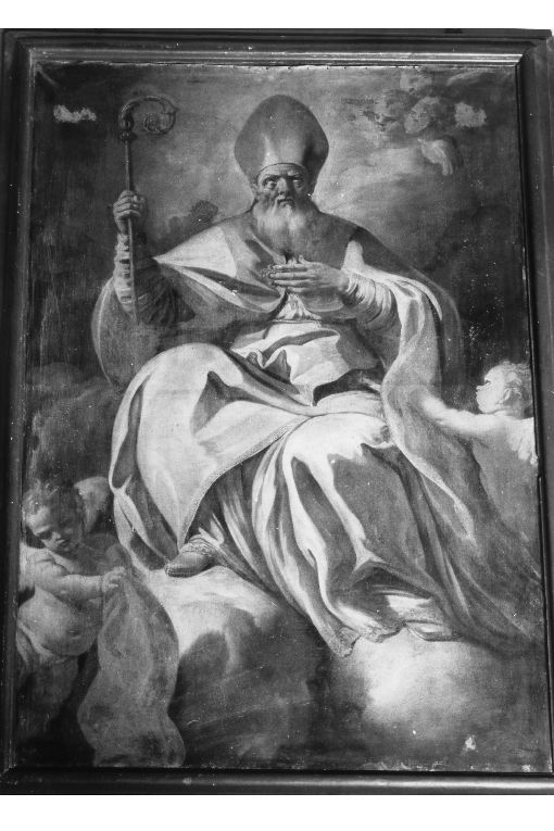 San Gregorio Armeno (dipinto, opera isolata) di Solimena Francesco detto Abate Ciccio (scuola) (prima metà sec. XVIII)