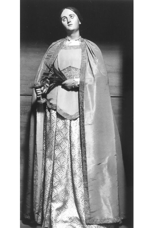 Santa Lucia (statua, opera isolata) - manifattura leccese (sec. XVIII)