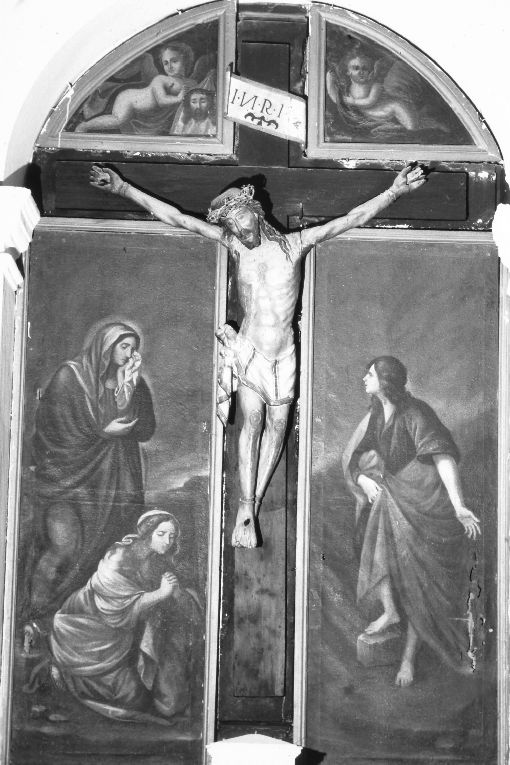 Compianto della Madonna e delle Pie donne (dipinto, elemento d'insieme) - ambito leccese (sec. XVIII)