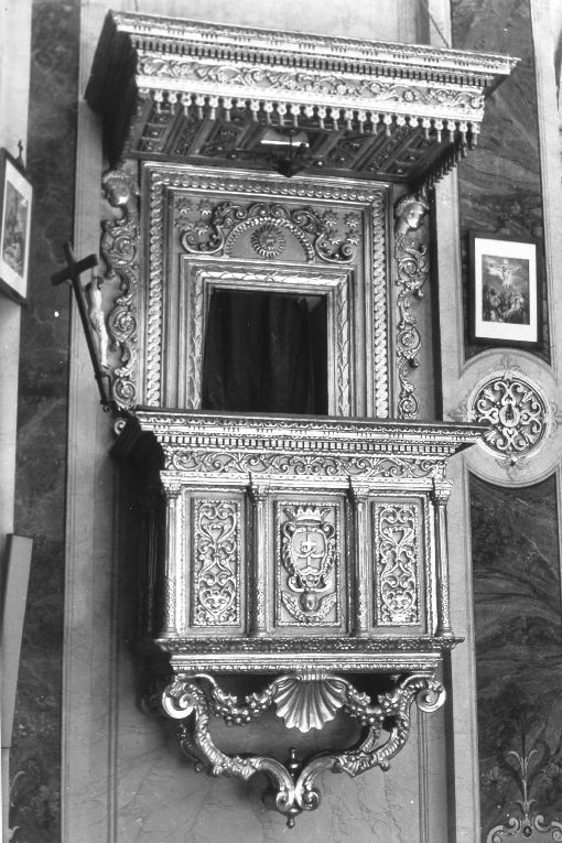 pulpito, opera isolata - manifattura salentina (seconda metà sec. XVII)