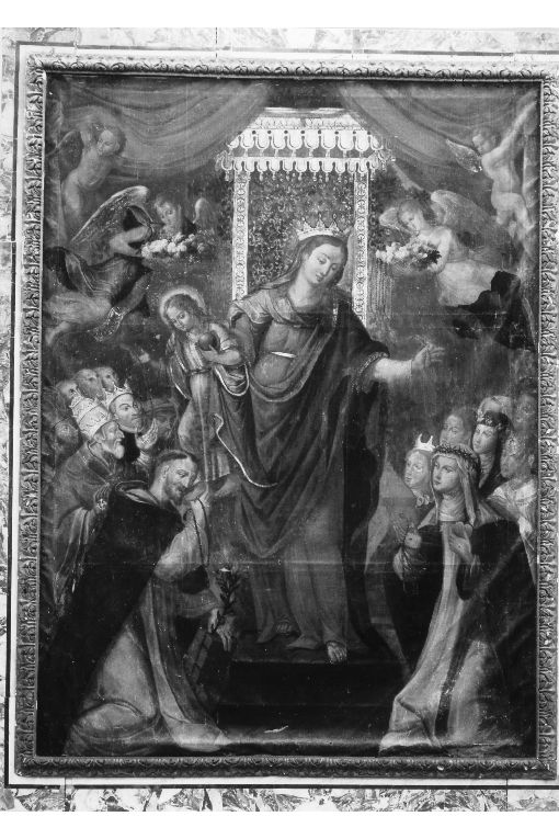 Madonna del Rosario (dipinto) di D'Orlando Donato Antonio (sec. XVII)