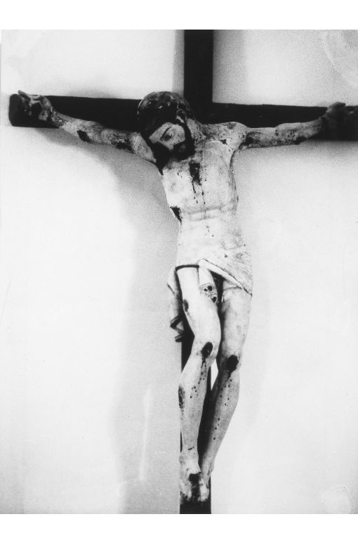 Cristo crocifisso (crocifisso, opera isolata) - ambito salentino (sec. XVIII)