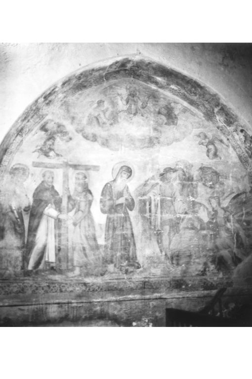 Sant'Antonio Abate e santi (dipinto, complesso decorativo) - ambito salentino (prima metà sec. XVII)