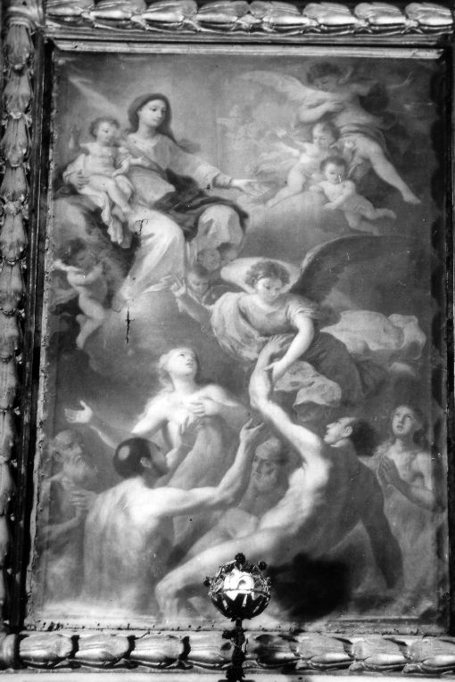 anime del purgatorio (dipinto) - ambito Italia meridionale (sec. XVIII)