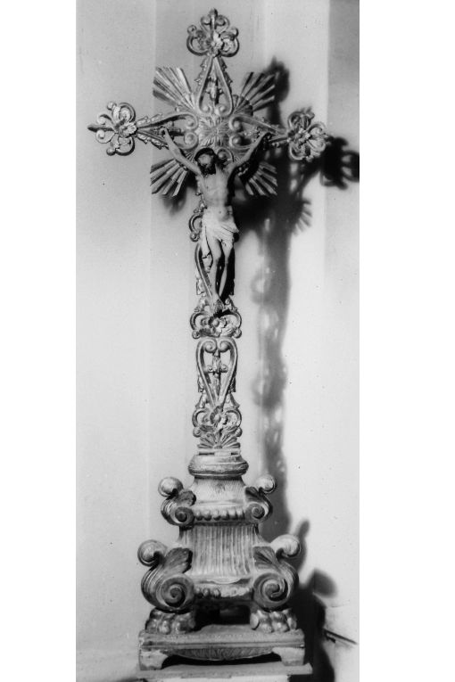 Cristo crocifisso (crocifisso) - ambito Italia meridionale (sec. XVII)