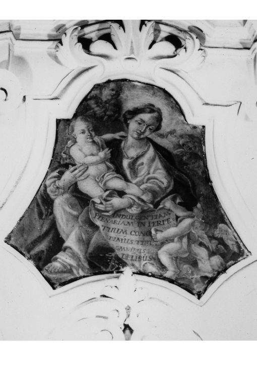 Madonna con Bambino (dipinto) - ambito Italia meridionale (secc. XVII/ XVIII)