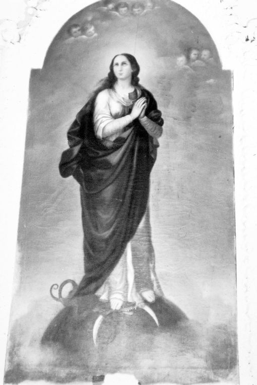 Madonna Immacolata (dipinto) - ambito salentino (fine/inizio secc. XIX/ XX)