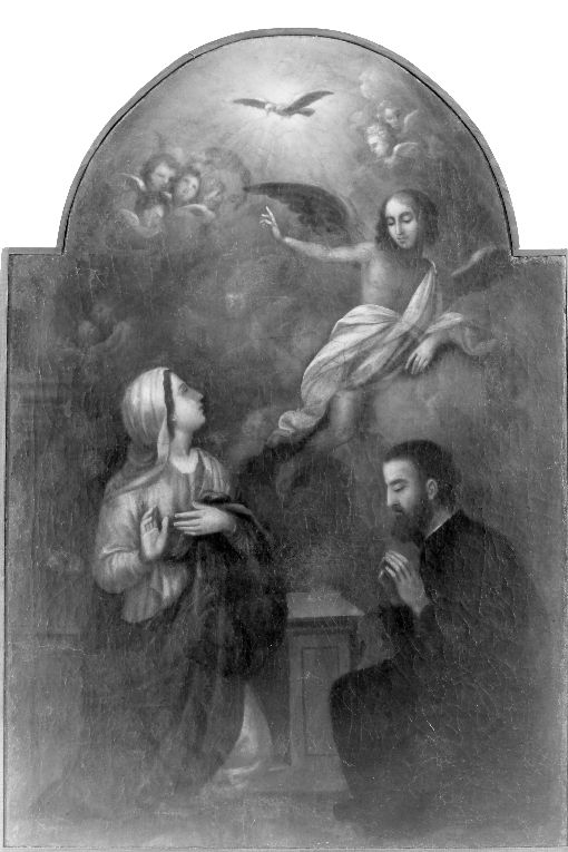 apparizione della Madonna a Sant'Ignazio di Loyola (dipinto) - ambito salentino (secc. XVII/ XVIII)