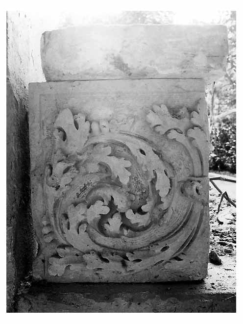 altare, frammento - ambito salentino (secc. XVII/ XVIII)