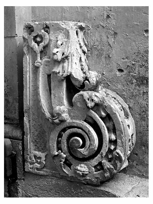 mensola - ambito salentino (prima metà sec. XVIII)