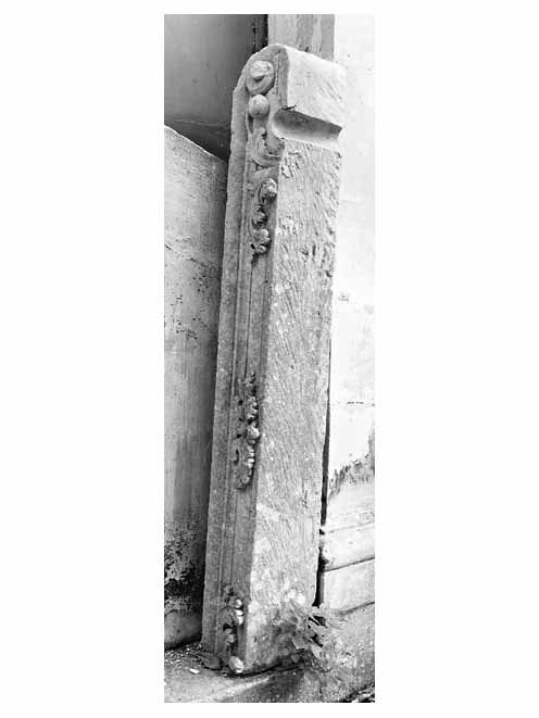 architrave - ambito salentino (prima metà sec. XVIII)