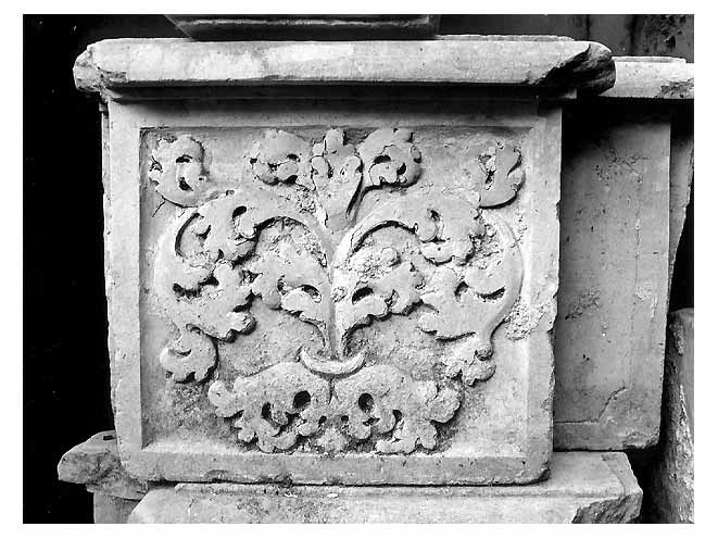 altare, frammento - ambito salentino (sec. XVIII)