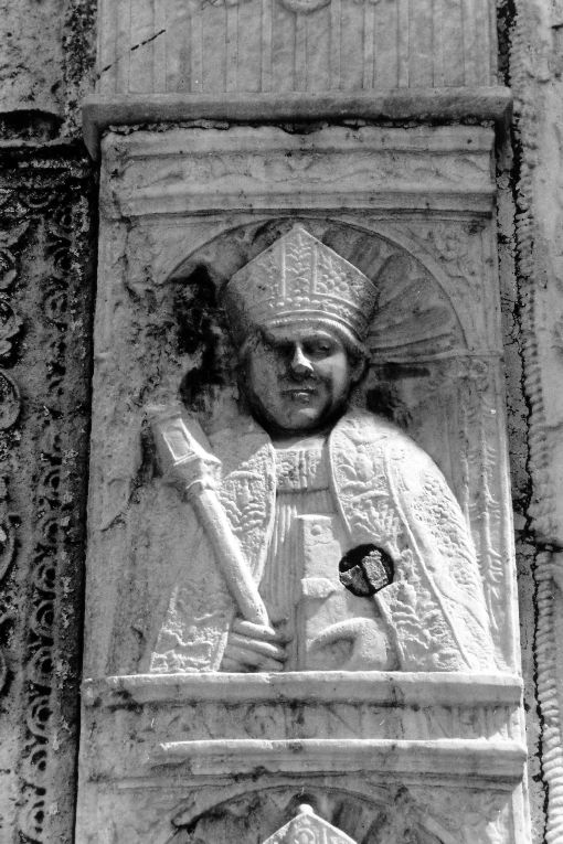 vescovo di Ugento De Sinibaldis Mauro (rilievo) di Ferrando Niccolò (sec. XVI)