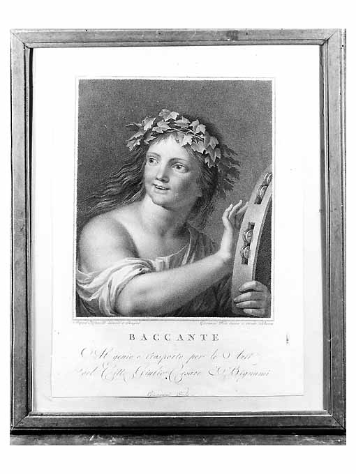 Baccante (stampa) di Tofanelli Stefano, Folo Stefano (sec. XIX)