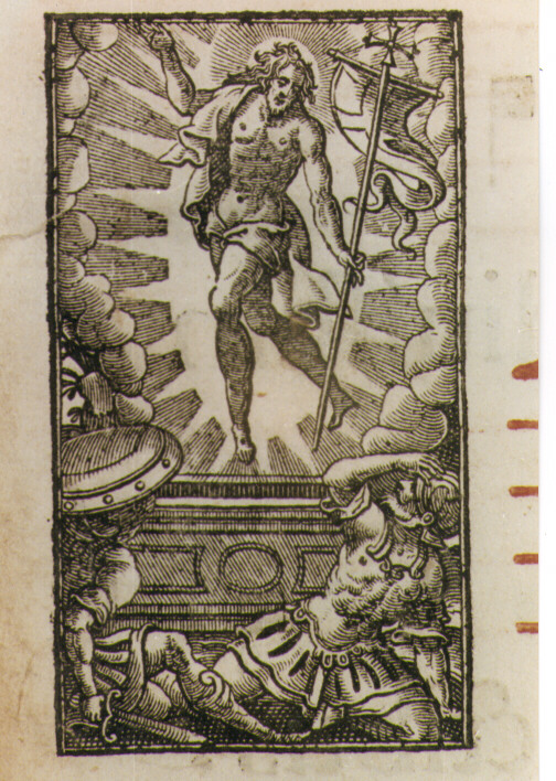 resurrezione di Cristo (stampa) - ambito veneziano (sec. XVII)